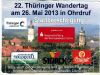 Startberechtigung zum 22. Thüringer Wandertag