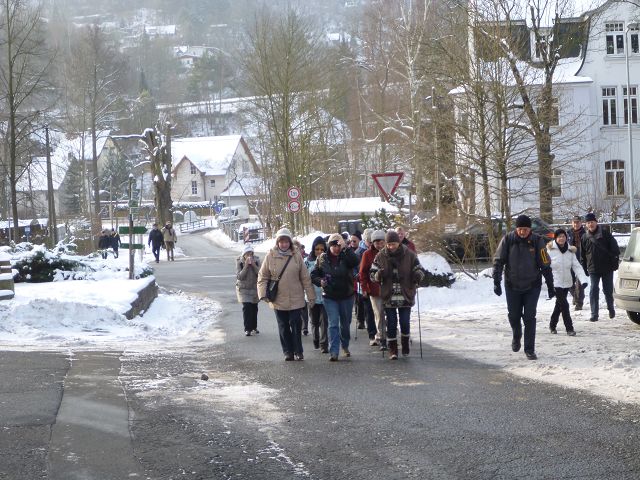 Ankunft an der Papiermühle
